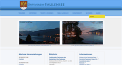 Desktop Screenshot of faulensee.ch