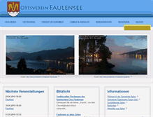 Tablet Screenshot of faulensee.ch